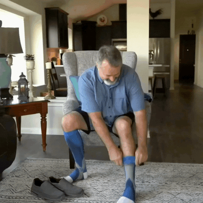 Chaussettes de compression - soulagent douleurs et gonflements des jambes